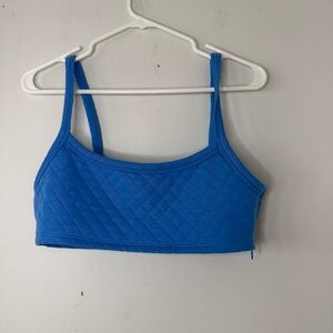 Princess Polly Blue Quilted Bralette